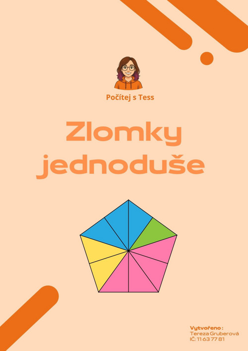 Zlomky jednoduše + videa + 150 příkladů