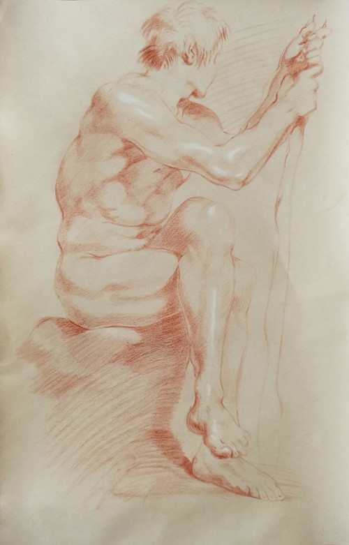 Kopie ,,Studie mužského aktu'' - Annibale Carracci