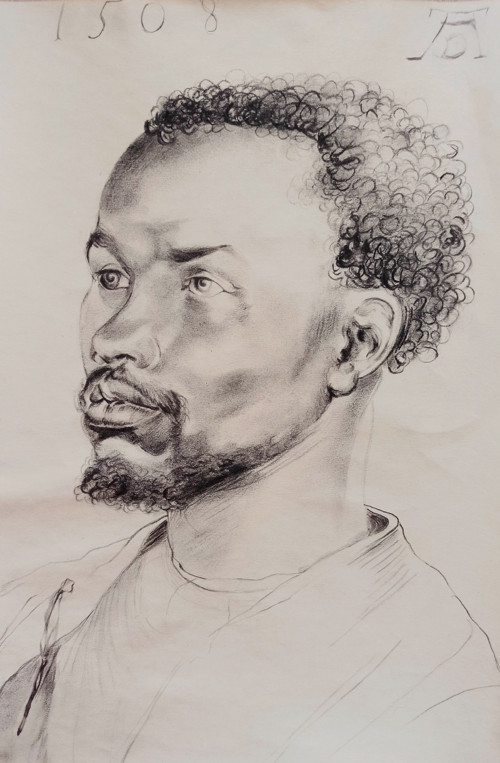 Kopie ,,Portrét Afričana'' - Albrecht Dürer