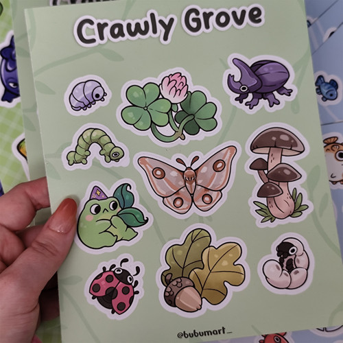 Samolepkový arch - Crawly Grove