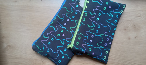 Kočičí taštička na zip