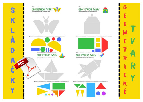 Geometrické skládačky Pdf k tisku