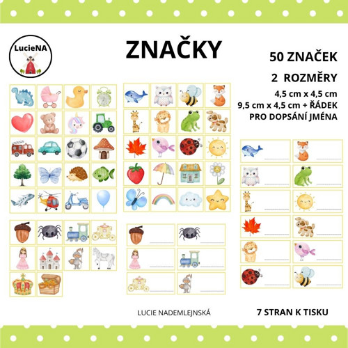 Značky Do Školky