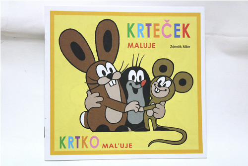 Omalovánka Krteček maluje