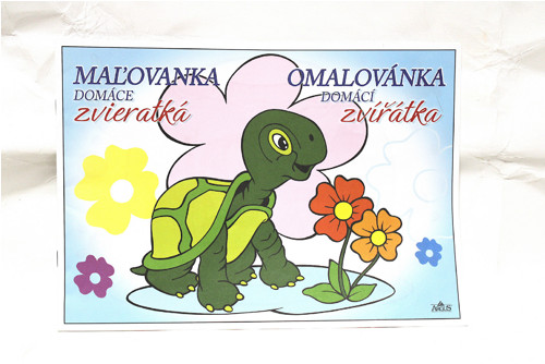 Omalovánka Domácí zvířátka