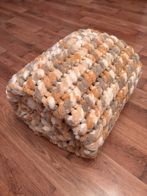 Deka Puffy 150 x 180 cm a přehoz CAPUCCINO