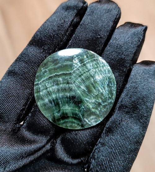 Serafinit, ID 5020, průměr 38 mm — foto 1