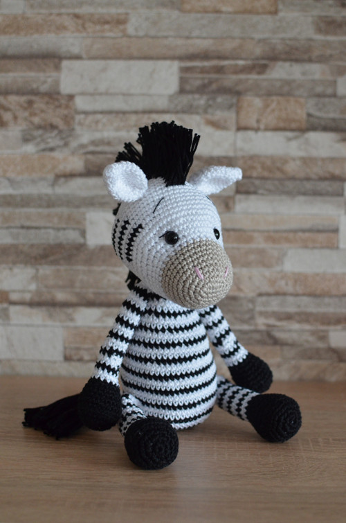 Háčkovaná zebra