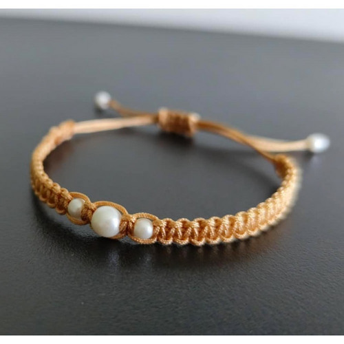 Náramek Shamballa s korálky