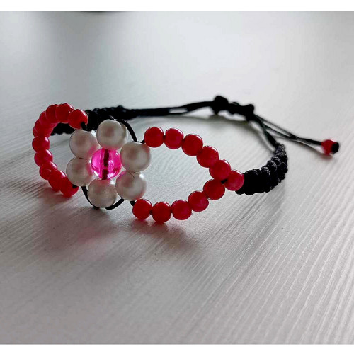 Náramek Shamballa s korálky — foto 1