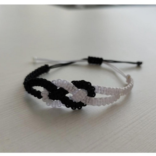 Shamballa náramek Jing/Jang 2