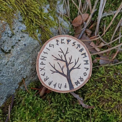 Magnetka Strom s runami