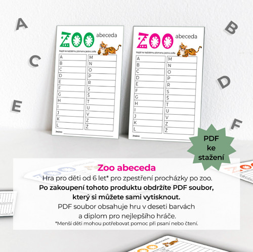 ZOO Abeceda - PDF ke stažení
