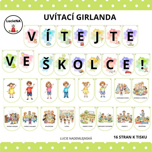 Uvítací girlanda na začátek roku