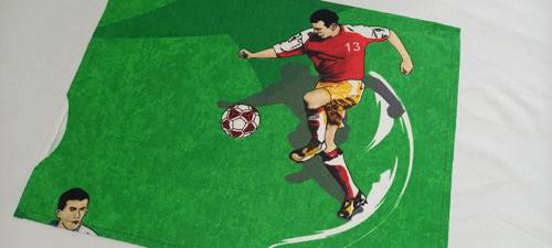 Prostírání , svačinový ubrousek FOTBAL HŘIŠTĚ