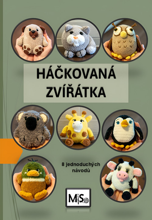 Háčkovaná zvířátka - e-book - 8 návodů