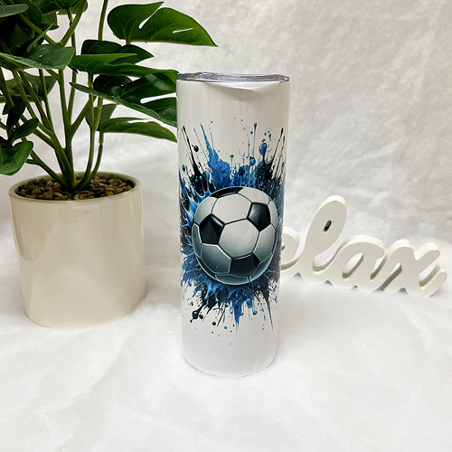 Termohrnek Fotbalový míč modrý 590ml