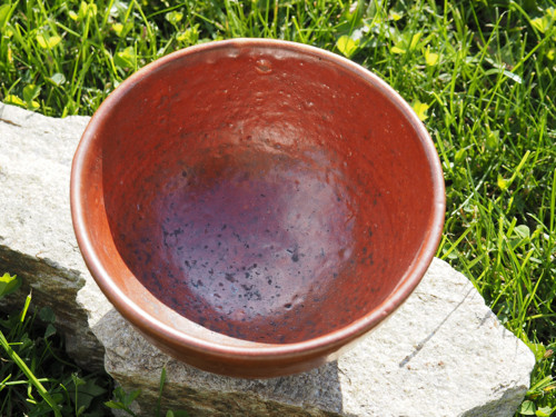 Porcelánová miska - čajový šálek z dřevopalu