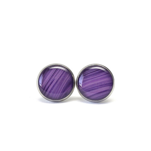 Fialové pecky (12 mm) z chirurgické oceli