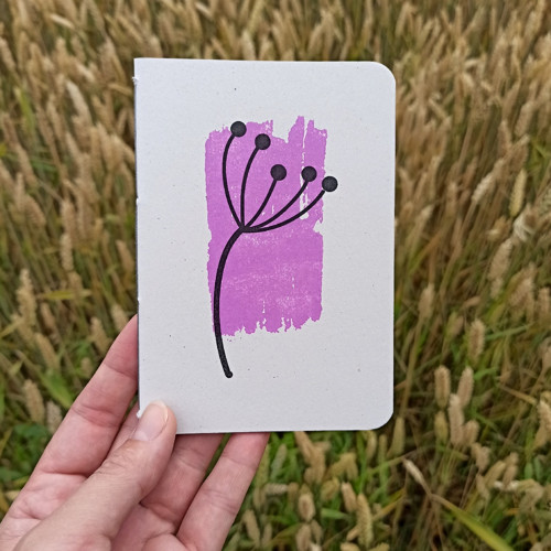 Griseus flora no.3 - ručně šitý sešit
