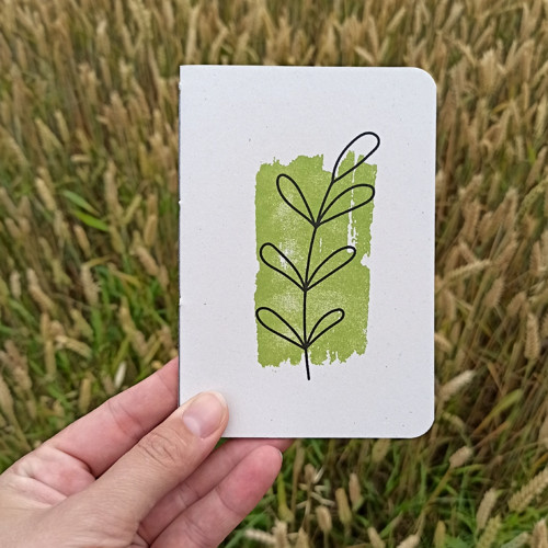 Griseus flora no.4 - ručně šitý sešit