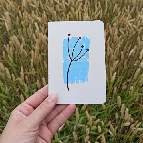 Griseus flora no.5 - ručně šitý sešit