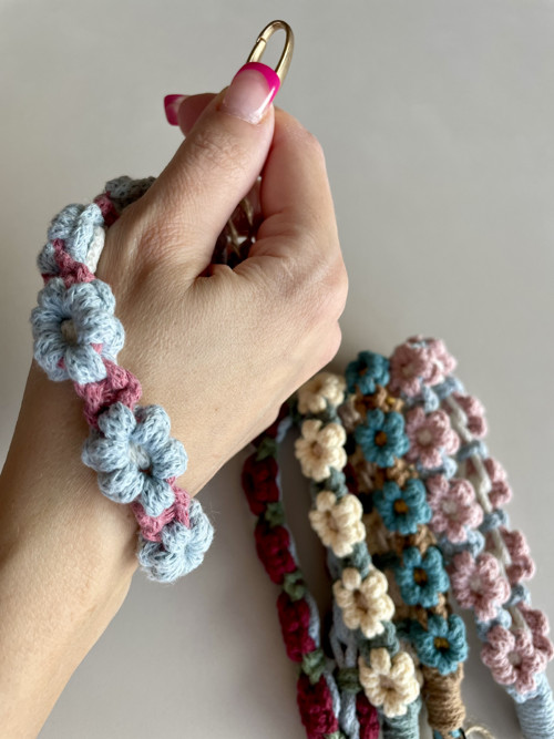 Macrame květinové poutko