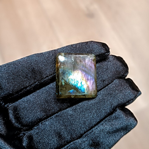 Labradorit, ID 5057, 25x22 mm - výprodej