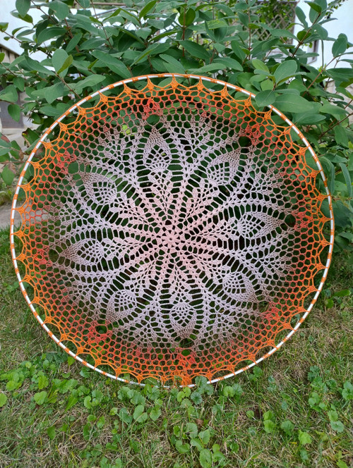 Háčkovaná mandala