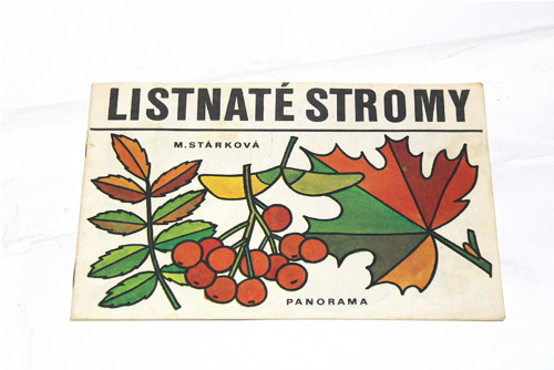 Retro omalovánka Listnaté stromy