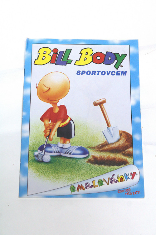 Retro omalovánka Bill Body sportovcem