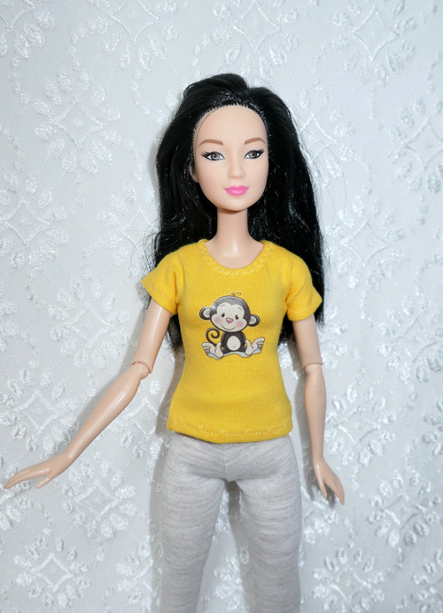 Barbie - Tričko s opičkou — foto 1