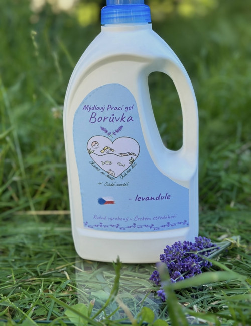 Mýdlový prací gel Borůvka Nevoněný 1,5l