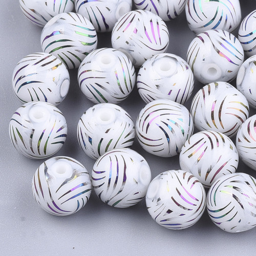 Skleněné korále průměr 8,5mm/20 kusů