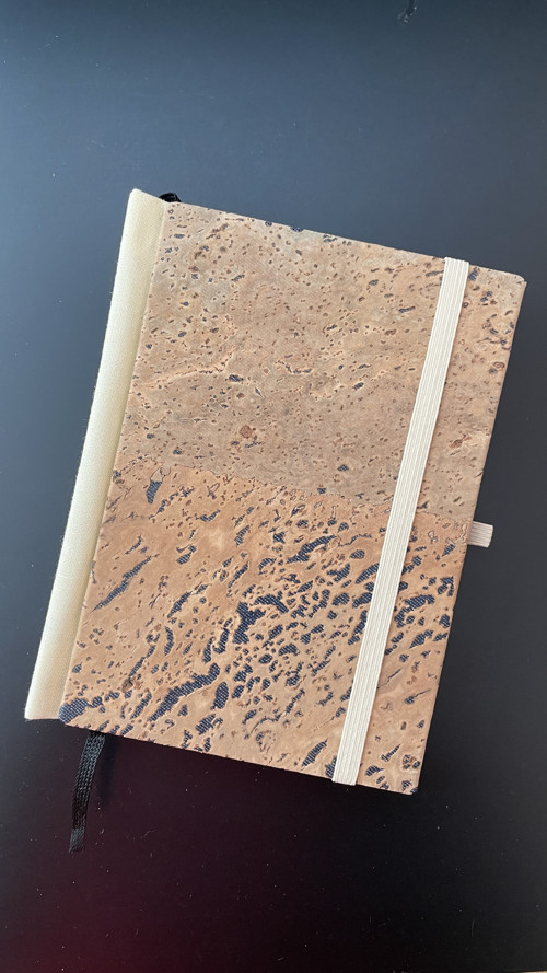 Journal zápisník A6 s tečkami - béžový