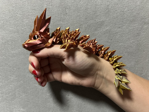 Mládě Krystalového Draka - 22,5 cm - 3D Tisk