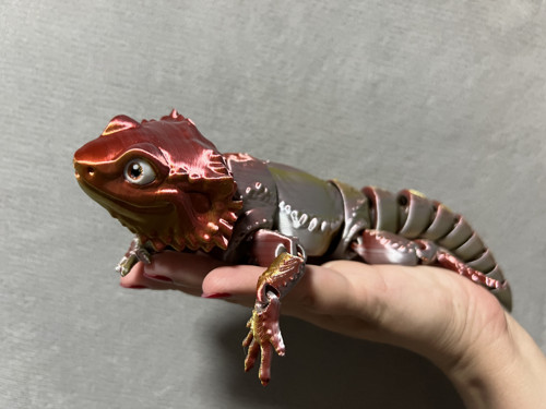 Agama Vousatá - 26 cm - 3D Tisk — foto 1