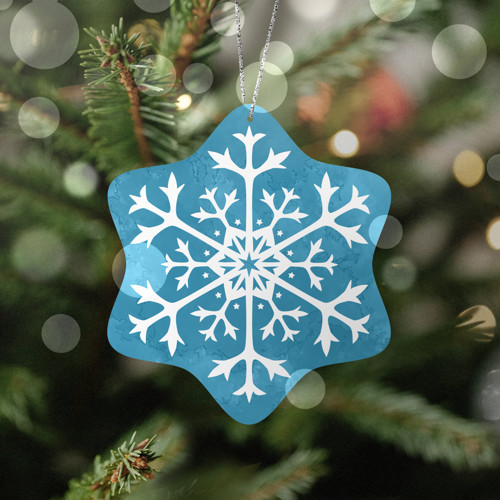 Elegantní snowflake ozdoba - ozaj vločka