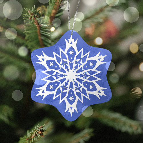 Elegantní snowflake ozdoba - mráz