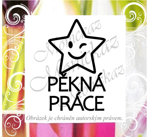 Pěkná práce hvězda 2099. Razítko.