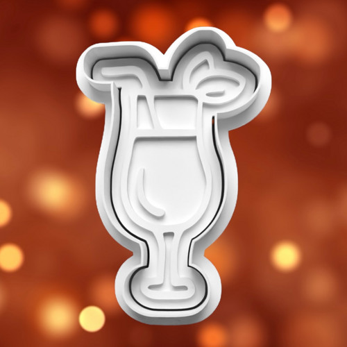 Dvoudílné vykrajovátko - ALKOHOL - koktejl