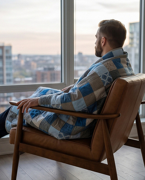 Modrošedá deka — foto 1