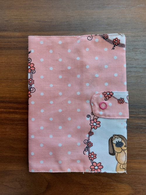 Obal na očkovací průkaz - růžový