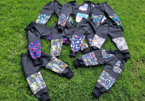 Softshell s fleecem mix
