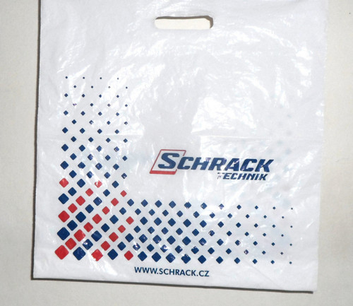 Originál reklamní igelitová TAŠKA Schrack Technik