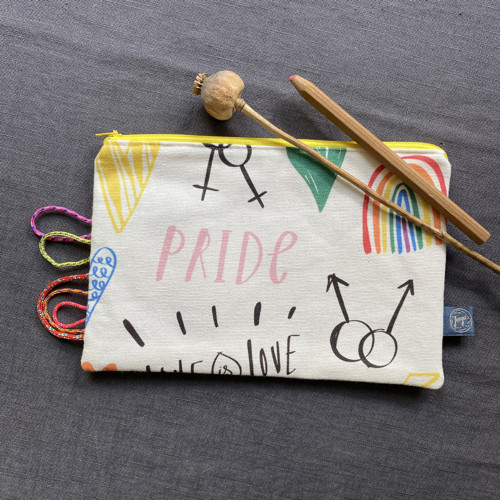 Kapsička Pride - žlutý zip — foto 1