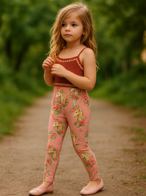Dětské legíny Jednorožec — foto 1