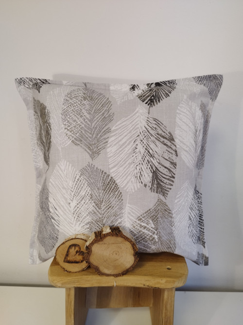 Povlak na polštářek ŠEDÉ LISTY 40*40cm