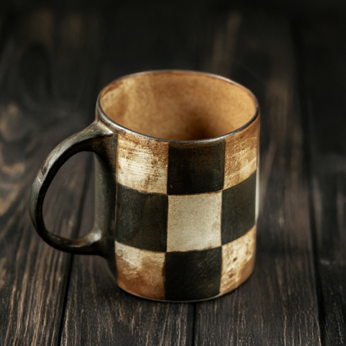 25 Šachovnice / hrníček (400 ml) — foto 1