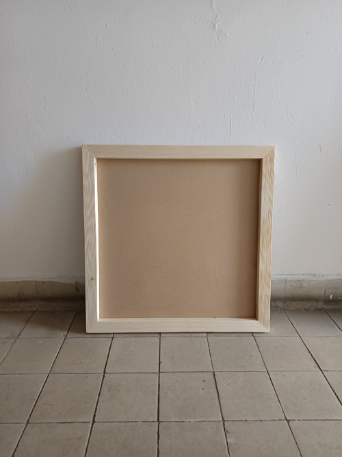 Dřevěný rám stařený 60 x 60 cm